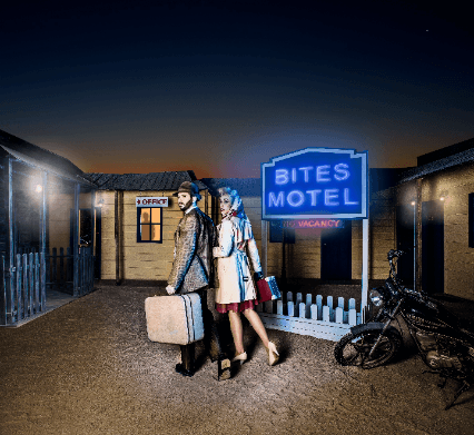 Decoración de Bites Motel escape room