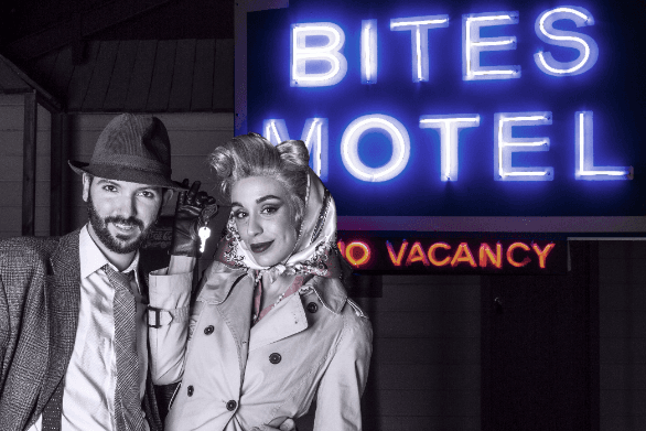 Escena de Bites Motel escape room
