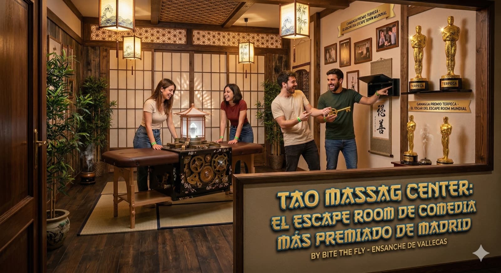 Tao Massage Center: el escape room de comedia más premiado de Madrid