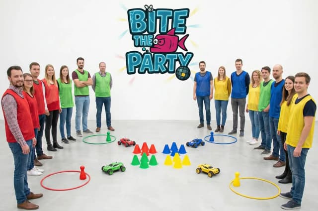Minijuego de coches en Bite The Party