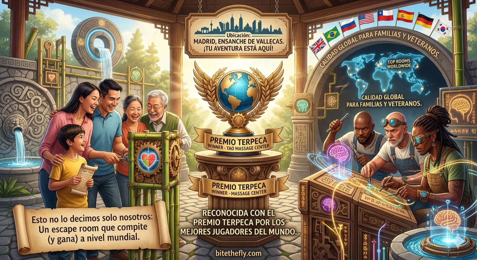 Tao Massage Center, premio TERPECA a uno de los mejores escape rooms del mundo