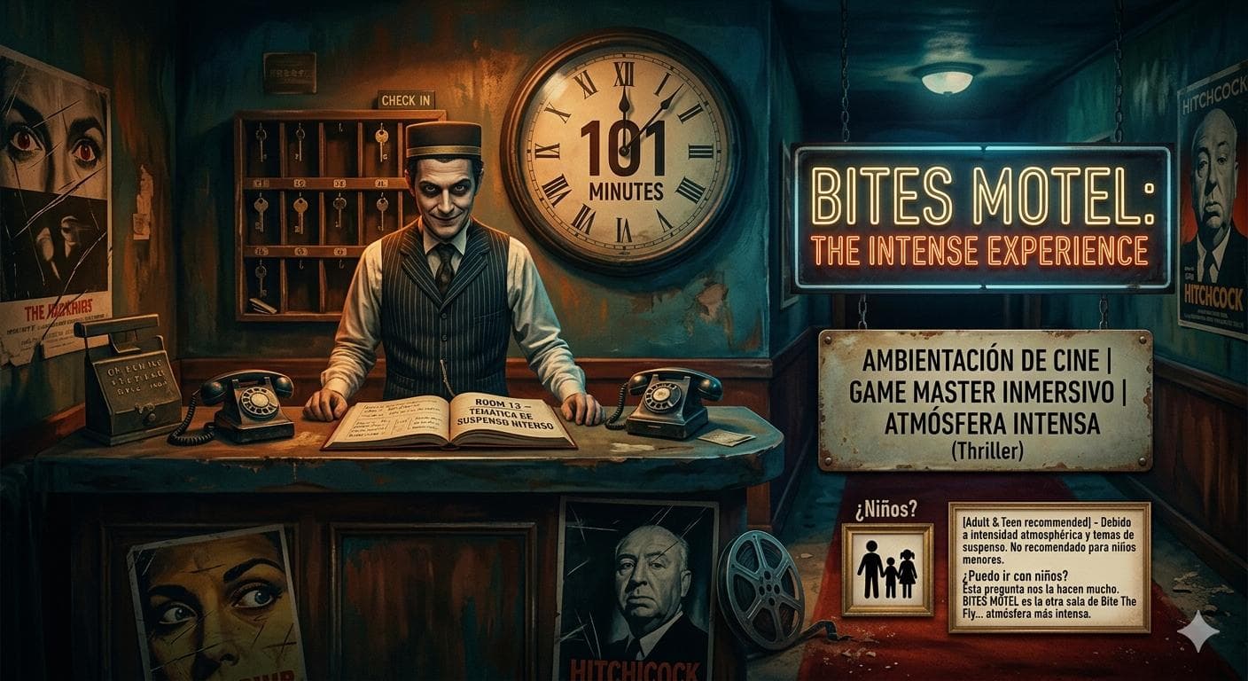 Bites Motel: ¿puedo ir con niños? Recomendado para adolescentes en modo Normal, sin sustos cercanos
