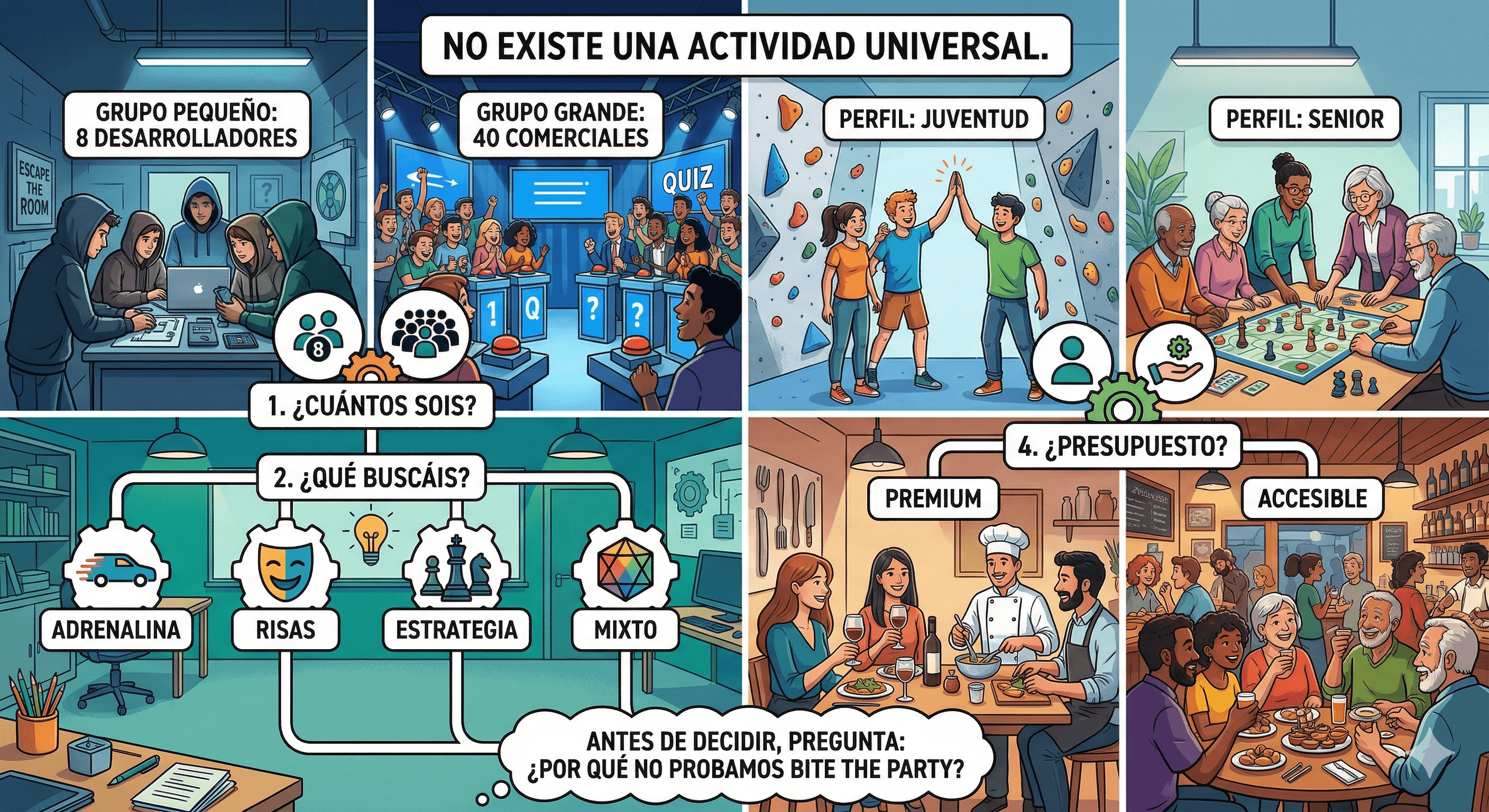 Planificación y estrategia de recursos humanos para elegir el evento perfecto