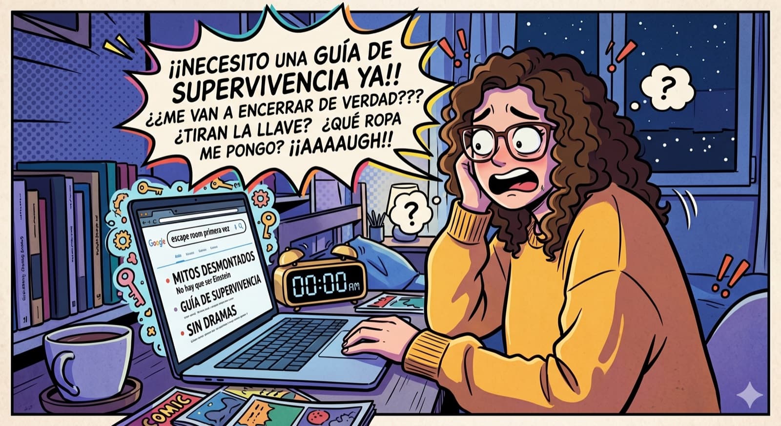 Tu primera vez en un escape room: guía de supervivencia sin dramas ni misterios